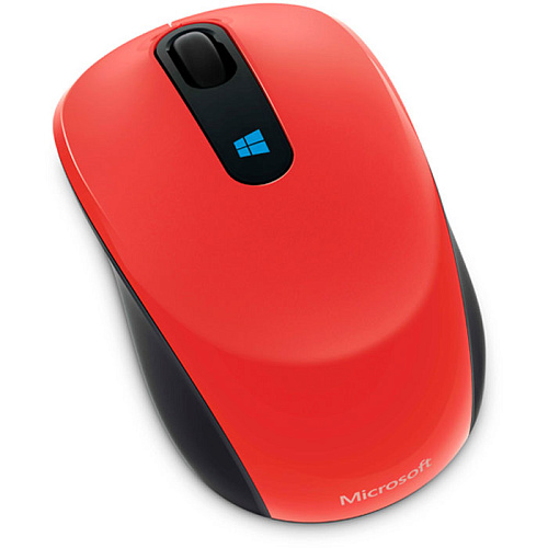 Мышь беспроводная Microsoft Sculpt Mobile Mouse Red Wireless 43U-00026