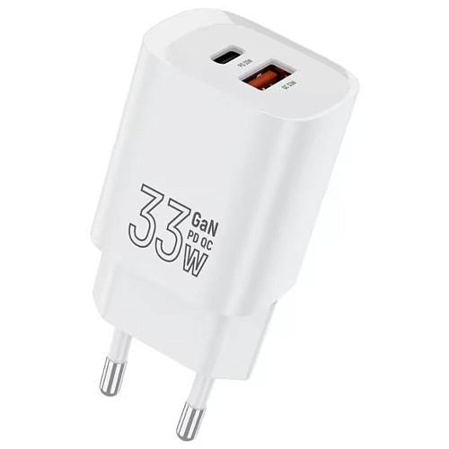 Сетевое зарядное устройство TFN TFN-WC-33-2105-WH 33W USB A + Type-C белое