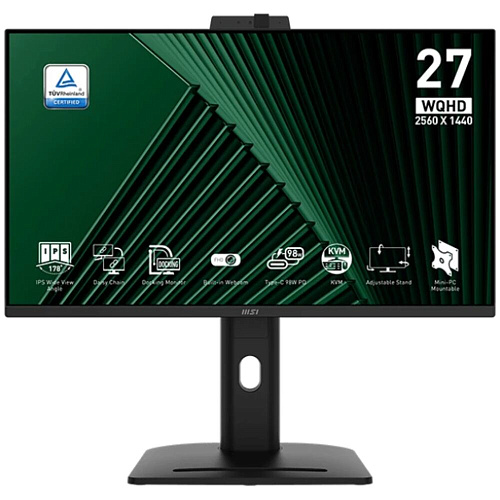 Монитор 27" MSI PRO MP275QPDG IPS 2560x1440 4ms HDMI, DisplayPort, USB Type-C