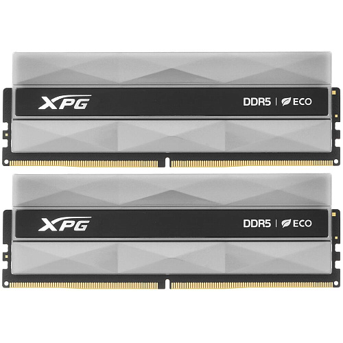 Модуль памяти DIMM 32Gb 2х16Gb DDR5 PC48000 6000MHz ADATA XPG Lancer Neon RGB Silver (AX5U6000C3016G-DCLANRSG)