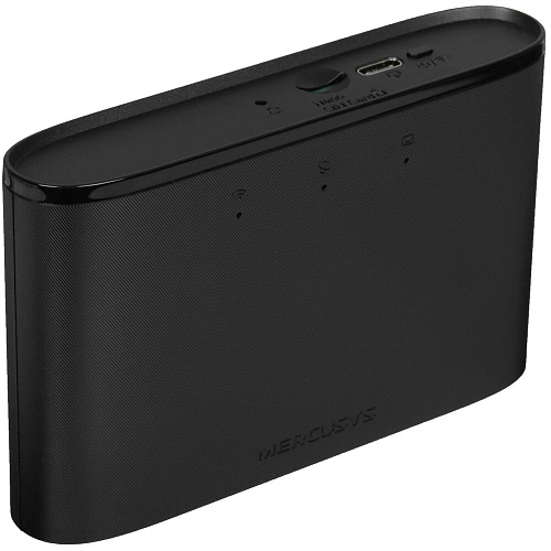 Мобильный роутер Mercusys MT110 4G/LTE Wi-Fi 802.11n Wi-Fi 150Мбит/с, 4G LTE 150Мбит/с, UL 50Мбит/с, 2,4 ГГц чёрный