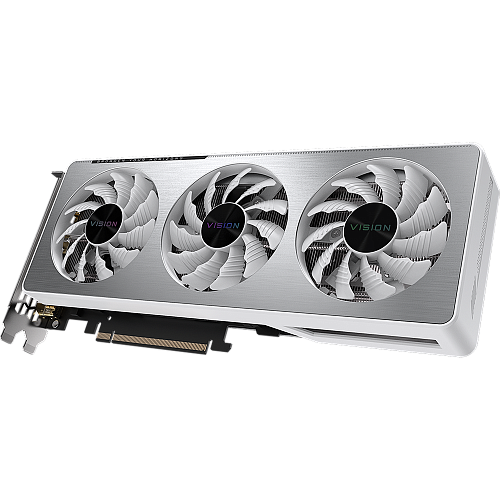 Видеокарта Gigabyte GeForce RTX 3060 12288Mb, Vision OC 12G (GV-N3060VISION OC-12GD) 2xHDMI, 2xDP, Ret