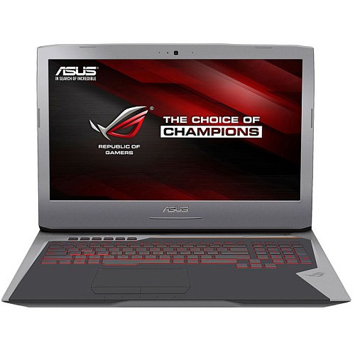 Ноутбук Asus ROG G752VT Core i7 6700HQ/8Gb/2Tb/NV GTX970M 3Gb/17.3"/DVD/Win10 Silver
