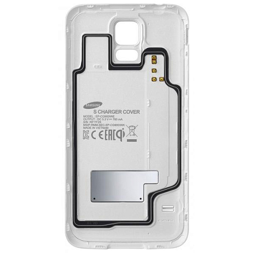Комплект беспроводной зарядки для Galaxy S5 G900F/G900FD Samsung EP-WG900IWRGRU белый