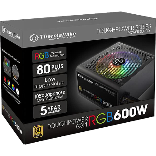 Блок питания 600W Thermaltake Toughpower GX1 RGB (PS-TPD-0600NHFAGE-1)