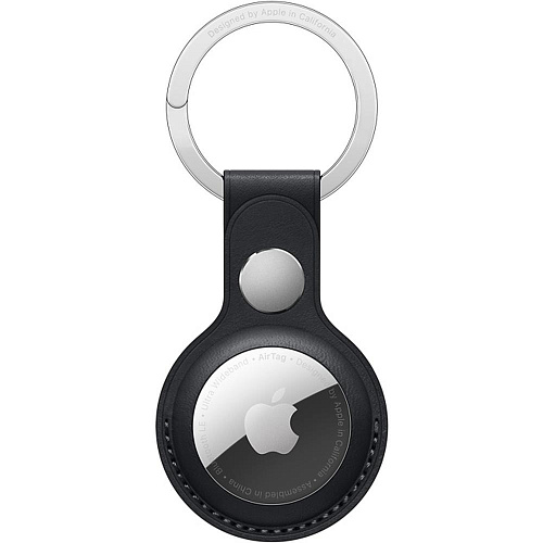 Брелок-подвеска для AirTag Leather Key Ring Midnight