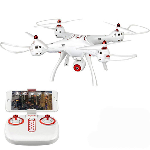 Радиоуправляемый квадрокоптер Syma X8SW с FPV трансляцией Wi-Fi, барометр 2.4G RTF