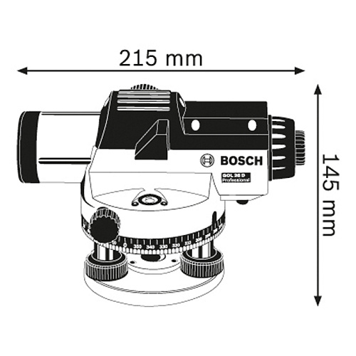 Оптический нивелир Bosch GOL 26 D 0601068000
