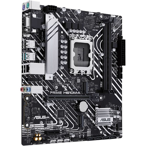 Материнская плата ASUS Prime H610M-A-CSM H610 Socket-1700 2xDDR5, 4xSATA3, 2xM.2, 1xPCI-E16x, 2xUSB3.2, D-Sub, DP, HDMI, Glan, mATX