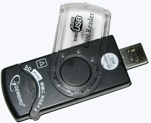 Card Reader Gembird FD2-ALLIN1, 30in1 EXT USB2.0