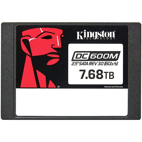 Внутренний SSD-накопитель 7680Gb Kingston SEDC600M/7680G SATA3 2.5" DC600M