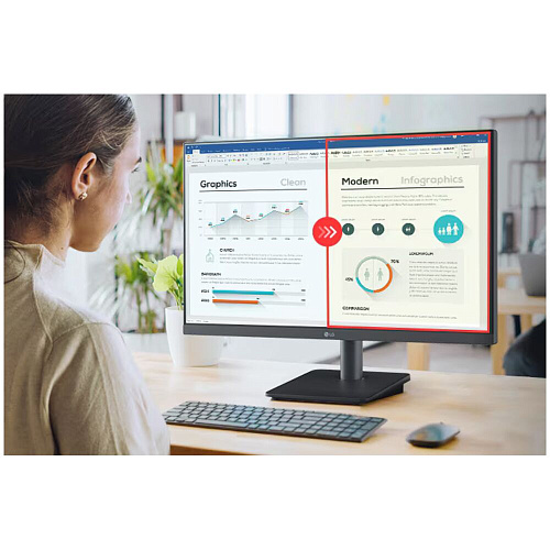 Монитор 24" LG 24MS500-B IPS 1920×1080 5 ms HDMI