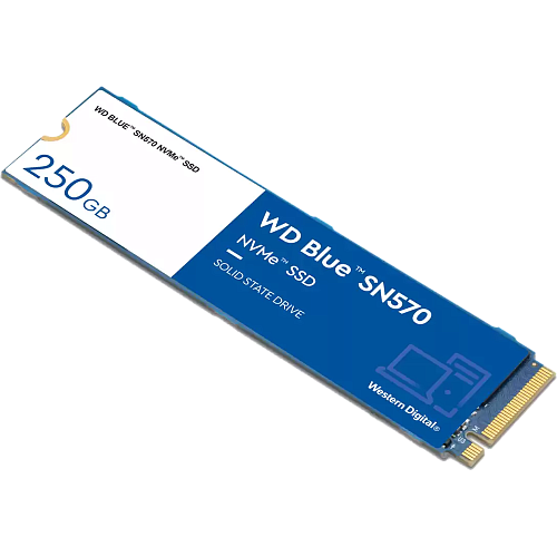 Внутренний SSD-накопитель 250Gb Western Digital Blue SN570 (WDS250G3B0C) M.2 PCIe NVMe 3.0 x4