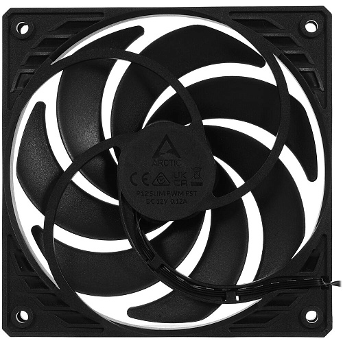Вентилятор 120x120 Arctic Cooling P12 Slim PWM 3-Pack (ACFAN00275A) Black Ret