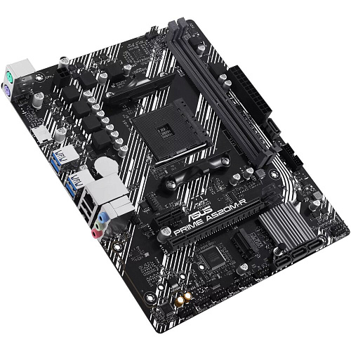 Материнская плата ASUS Prime A520M-R A520 Socket AM4 2xDDR4, 4xSATA3, RAID, 1xM.2, 1xPCI-E16x, 4xUSB3.2, HDMI, Glan, mATX