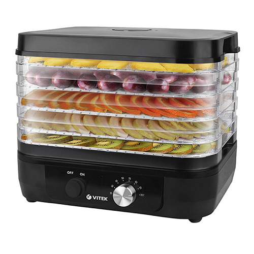 Сушилка для овощей, грибов и фруктов Vitek VT-5051 BK