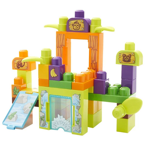 Конструктор Mattel Mega Bloks Игровой набор "Зоопарк Сафари" FFG42