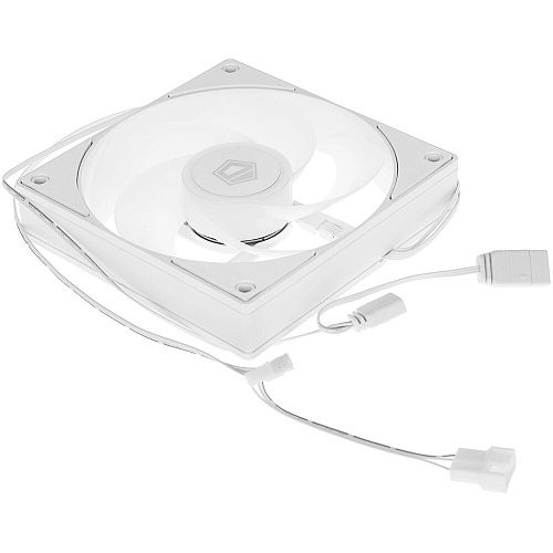 Вентилятор 120x120 ID-Cooling AS-120-ARGB-WR Reverse PWM White Ret