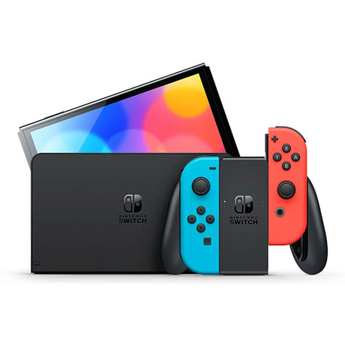 Игровая приставка Nintendo Switch OLED Neon Blue\Neon Red (*)