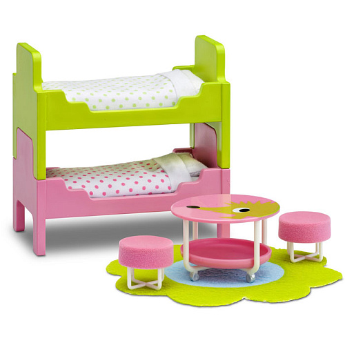 Мебель для домика Lundby Смоланд Детская с 2 кроватями LB_60206600