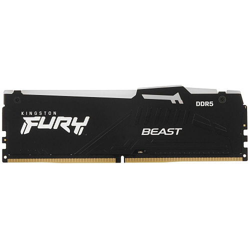 Модуль памяти DIMM 32Gb DDR5 PC48000 6000MHz Kingston Fury Beast RGB Black EXPO (KF560C30BBEA-32)