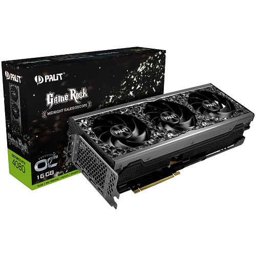 Видеокарта Palit GeForce RTX 4080 16384Mb, GameRock OC 16 Gb (NED4080S19T2-1030G) 1xHDMI, 3xDP, Ret