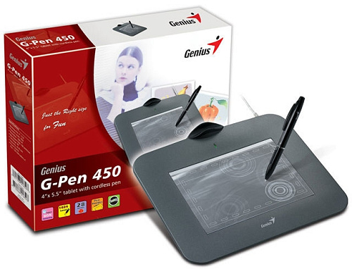 Планшет для рисования Genius G-Pen 450 4"x5" USB
