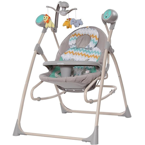 Колыбель-качели детские Carrello Nanny 3 в 1 CRL-0005 Grey Wave