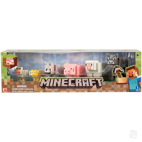 Набор игрушек Minecraft Animal Core pack, 4-8см
