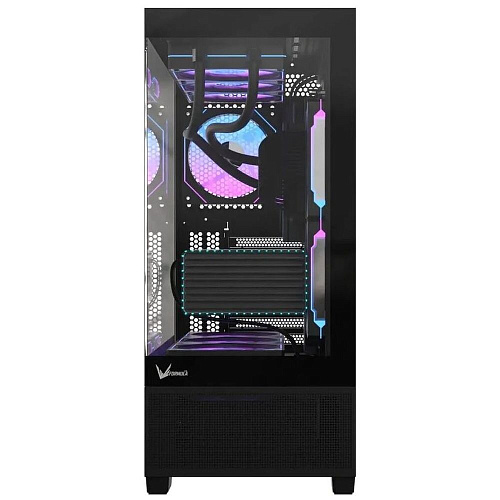 Корпус ATX Miditower Formula Crystal E1 Floe Black УЦЕНКА