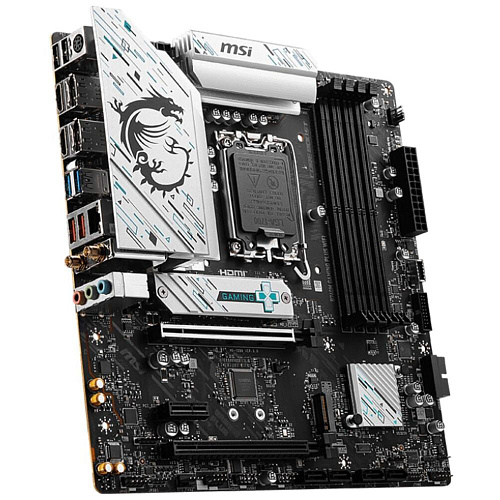 Материнская плата MSI B760M Gaming Plus WiFi B760 Socket-1700 4xDDR5, 4xSATA3, RAID, 2xM.2, 2xPCI-E16x, 4xUSB3.2, 2xDP, 2xHDMI, WiFi, 2.5Glan, mATX УЦЕНКА