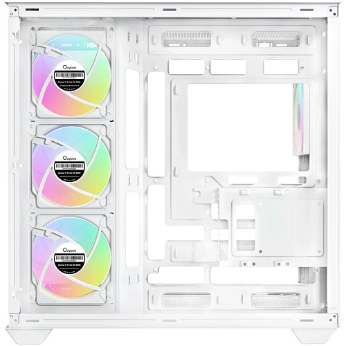 Корпус ATX Miditower Ocypus Gamma C74 BK ARGB White