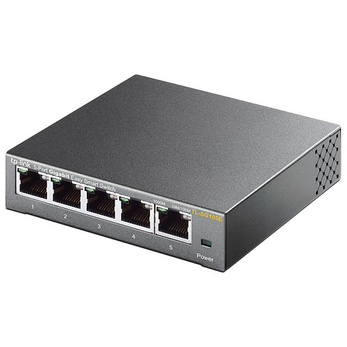 Коммутатор TP-LINK TL-SG105E управляемый 5xGbLAN