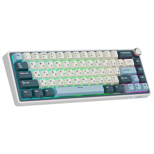 Клавиатура Royal Kludge R65 (RK Beige Switch) RGB (русская раскладка) Moon