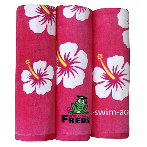 Пляжное полотенце Freds Swim Academy Гибискус 70x140 см