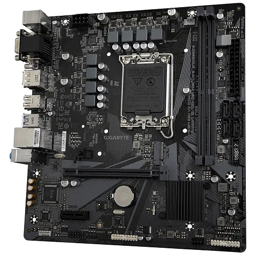 Материнская плата Gigabyte H610M S2H V2 DDR4 H610 Socket-1700 2xDDR4, 4xSATA3, 1xM.2, 1xPCI-E16x, 2xUSB3.2, D-Sub, DVI-D, DP, HDMI, Glan, mATX