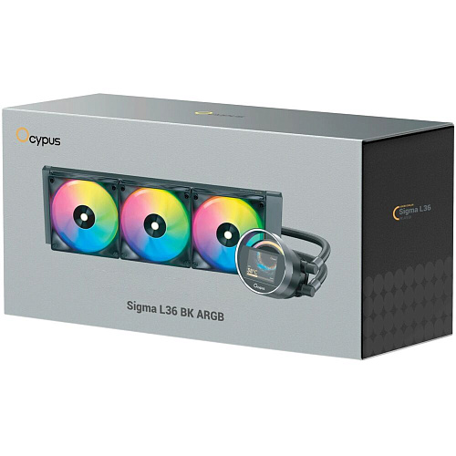 Система водяного охлаждения Ocypus Sigma L36 BK ARGB 115X/1200/1700/1851/1954/AM4/AM5