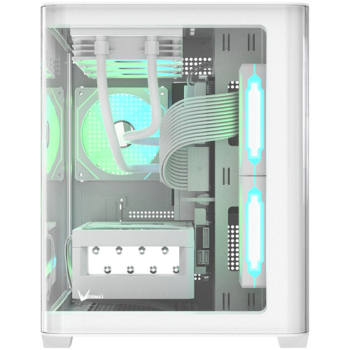 Корпус MicroATX Minitower Formula Crystal U2M Floe White