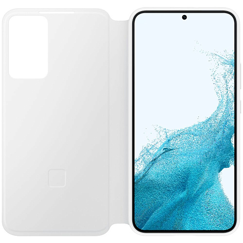 Чехол для Samsung Galaxy S22+ Smart Clear View Cover белый
