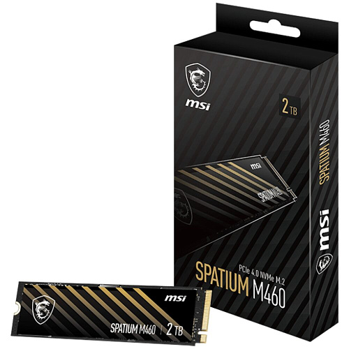 Внутренний SSD-накопитель 2000Gb MSI Spatium M460 S78-440Q600-P83 M.2 2280 PCIe NVMe 4.0 x4