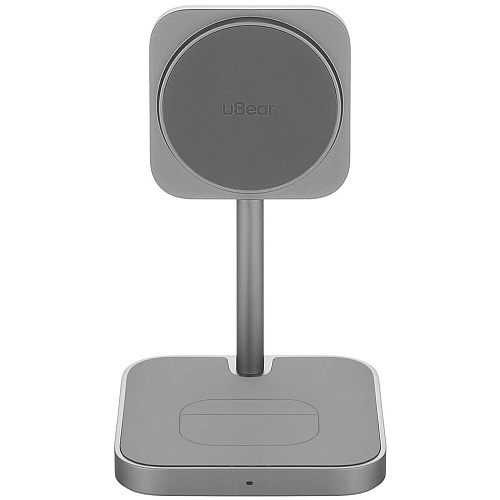 Беспроводная зарядная панель 3 в 1 Для IPhone, Apple Watch, Airpods uBear Evoke Qi2.2 25W Grey