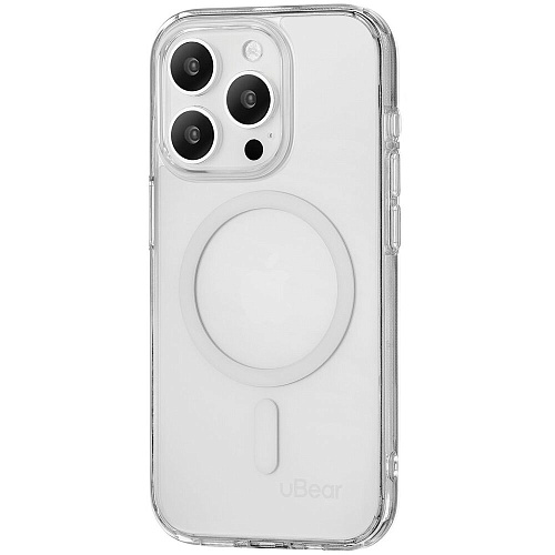 Чехол для Apple iPhone 15 Pro uBear Real Mag Case Magsafe прозрачный
