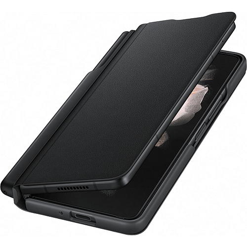 Чехол для Samsung Galaxy Z Fold3 Flip Cover с пером S Pen чёрный