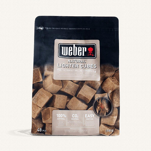 Кубик Weber для розжига, натуральный 17612