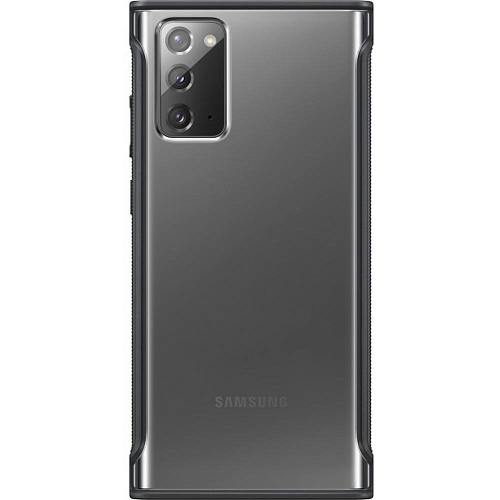 Чехол для Samsung Galaxy Note 20 SM-N980 Clear Protective Cover чёрный\прозрачный УЦЕНКА
