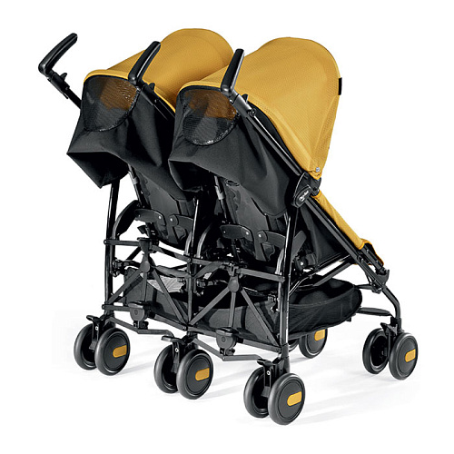 Коляска для двойни Peg-Perego Pliko Mini Twin Mod Yellow