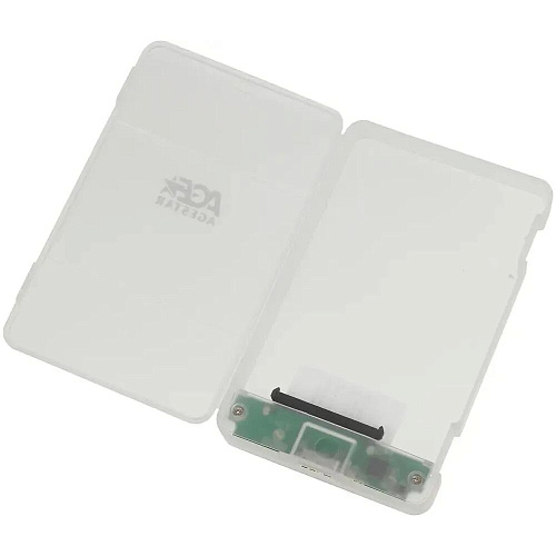 Корпус 2.5" AgeStar 3UBCP3 SATA, USB3.0 White