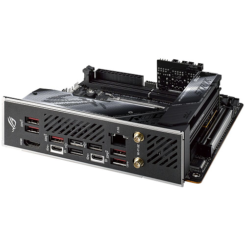 Материнская плата ASUS ROG Strix X670E-I Gaming WiFi X670 Socket AM5 2xDDR5, 2xSATA3, RAID, 2xM.2, 1xPCI-E16x, 5xUSB3.2, 2xUSB3.2 Type C, HDMI, WiFi, 2.5Glan, mini-ITX