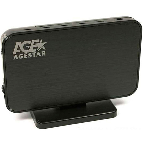 Корпус 3.5" AgeStar 3UB3A8-6G, SATA-USB3.0 Black