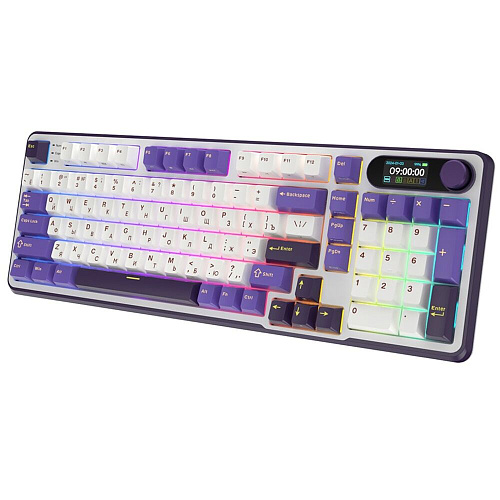 Клавиатура беспроводная Royal Kludge RK-S98 Wireless (RK Brown Switch) RGB (русская раскладка) Blackberry